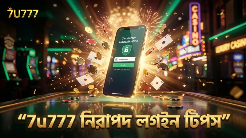 7u777 নিরাপদ লগইনের জন্য টু-ফ্যাক্টর অথেনটিকেশন ব্যবহার করুন