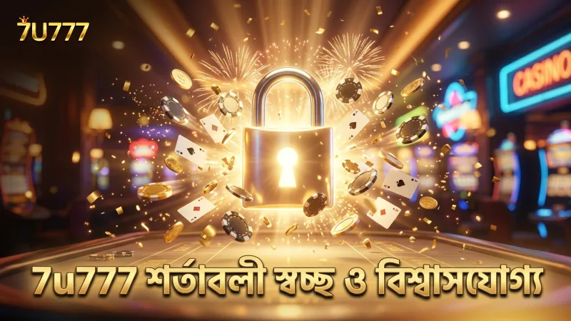 শর্তাবলী সম্পর্কে স্বচ্ছতা 7u777 বিশ্বাসযোগ্যতা বাড়ায়
