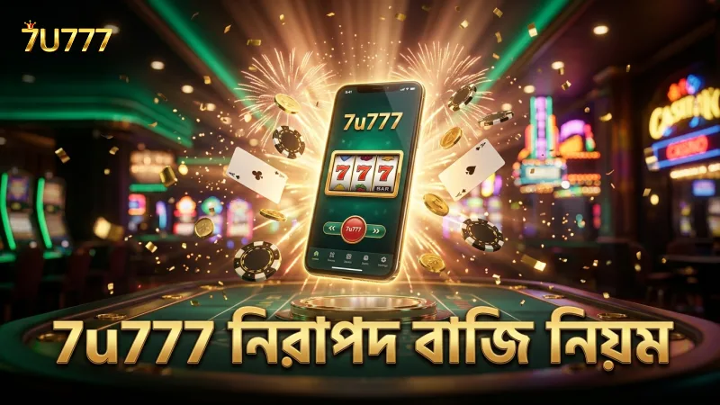 7u777 প্ল্যাটফর্মে নিরাপদ ও দায়িত্বশীল বাজির নিয়ম