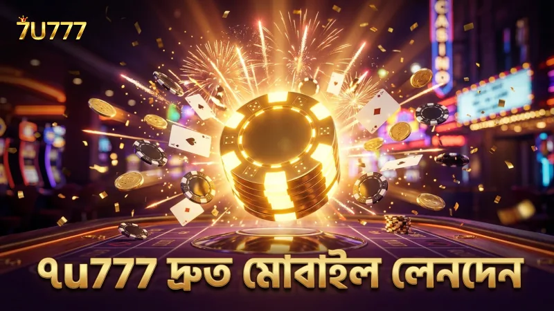 দ্রুত ডিপোজিট এবং নিরাপদ উইথড্রয়াল মোবাইল থেকে ৭u777-এ সহজ।