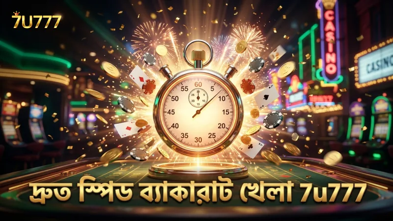 দ্রুত স্পিড ব্যাকারাট গেমপ্লে বাজির সুযোগ বাড়ায়