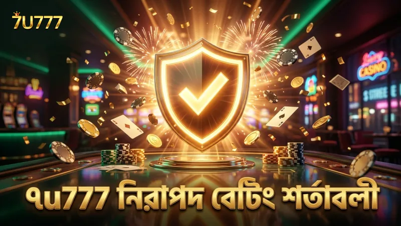৭u777-এ নিরাপদ বেটিং নিশ্চিত করতে স্বচ্ছ শর্তাবলী বজায় থাকে।
