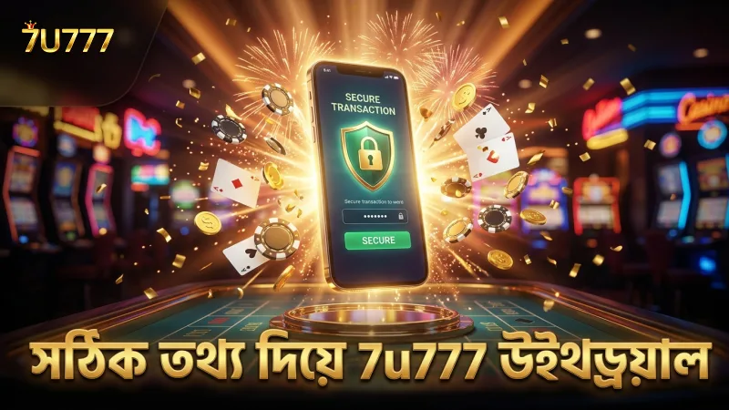 দ্রুত এবং নিরাপদ উইথড্রয়ালের জন্য সঠিক তথ্য প্রদান প্রয়োজন।