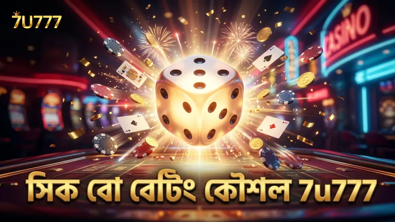 সিক বো ডাইস বেটিং কম্বিনেশন বুঝে কৌশল সাজান 7u777-এ।