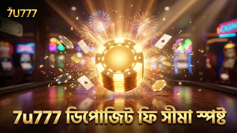 7u777 ডিপোজিটের ফি ও সীমা স্পষ্টভাবে বোঝা যায়