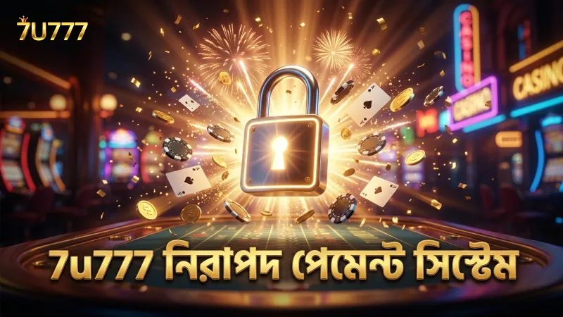 7u777 নিরাপদ পেমেন্ট গেটওয়ে ও মোবাইল ব্যাংকিং সুরক্ষা নিশ্চিত করে
