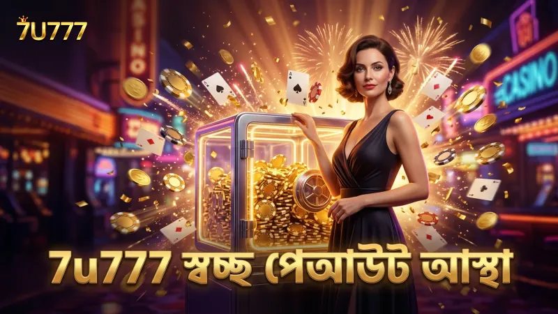 স্বচ্ছ পেআউট রিপোর্টে 7u777 খেলোয়াড়ের আস্থা