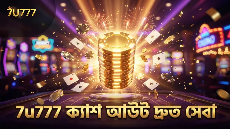 7u777 প্ল্যাটফর্মে ক্যাশ আউট সুবিধার দ্রুত প্রয়োগ।