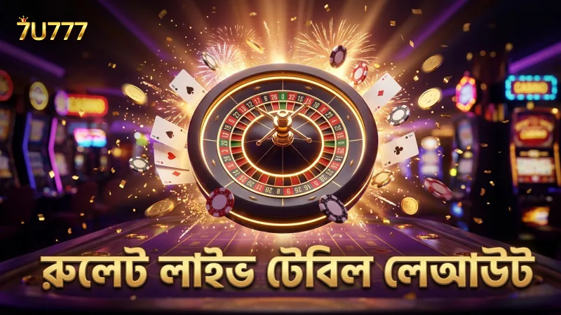 রুলেট লাইভ টেবিল লেআউট দ্রুত বুঝুন এবং বেট করুন
